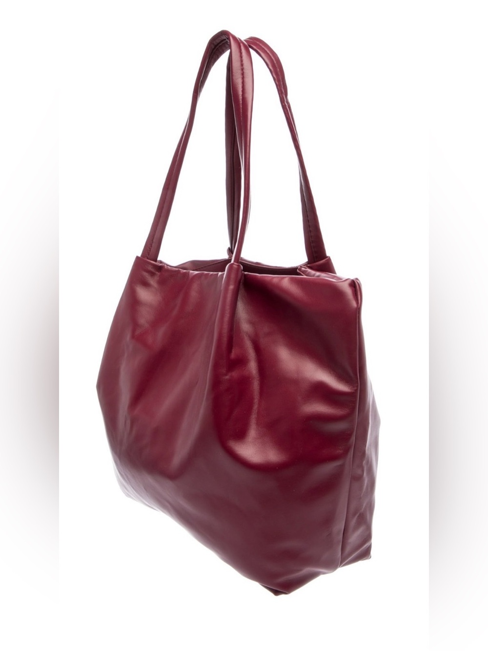 Neiman Marcus Burgundy Tote - Picture 3 of 3